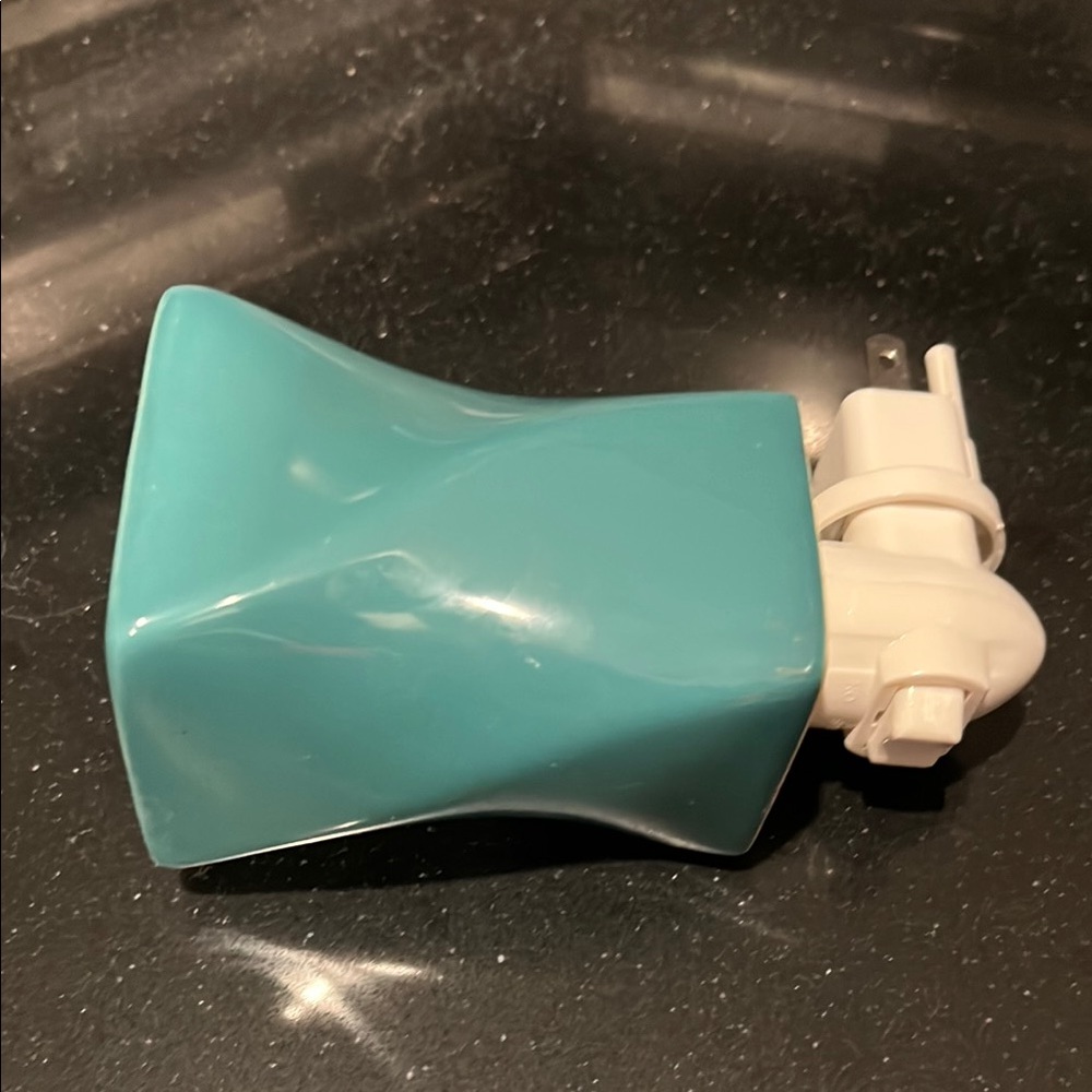 Turquoise Blue Ceramic Wall Plug-In Wax Warmer